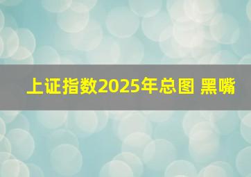 上证指数2025年总图 黑嘴